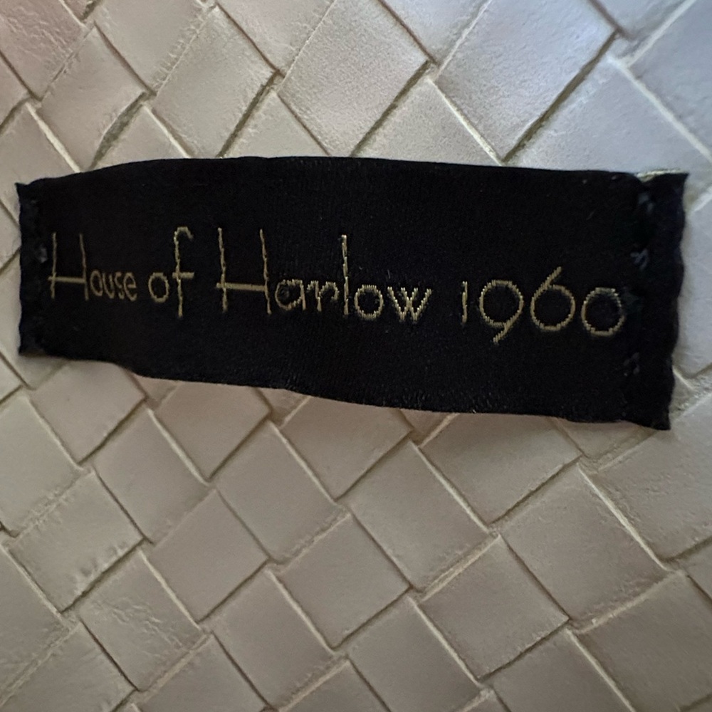 House of Harlow 1960 Beige Woven Tote - Picture 5 of 12